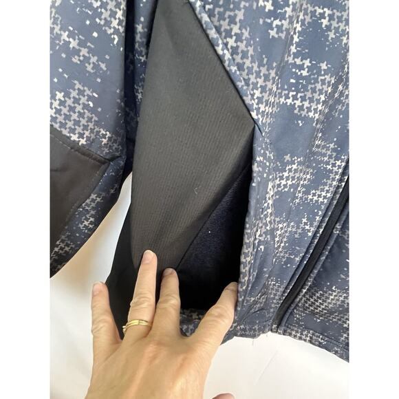 Snozu Men's Size XL Black/Gray Camo Performance Full Zip Long Sleeve Jacket - Picture 4 of 10